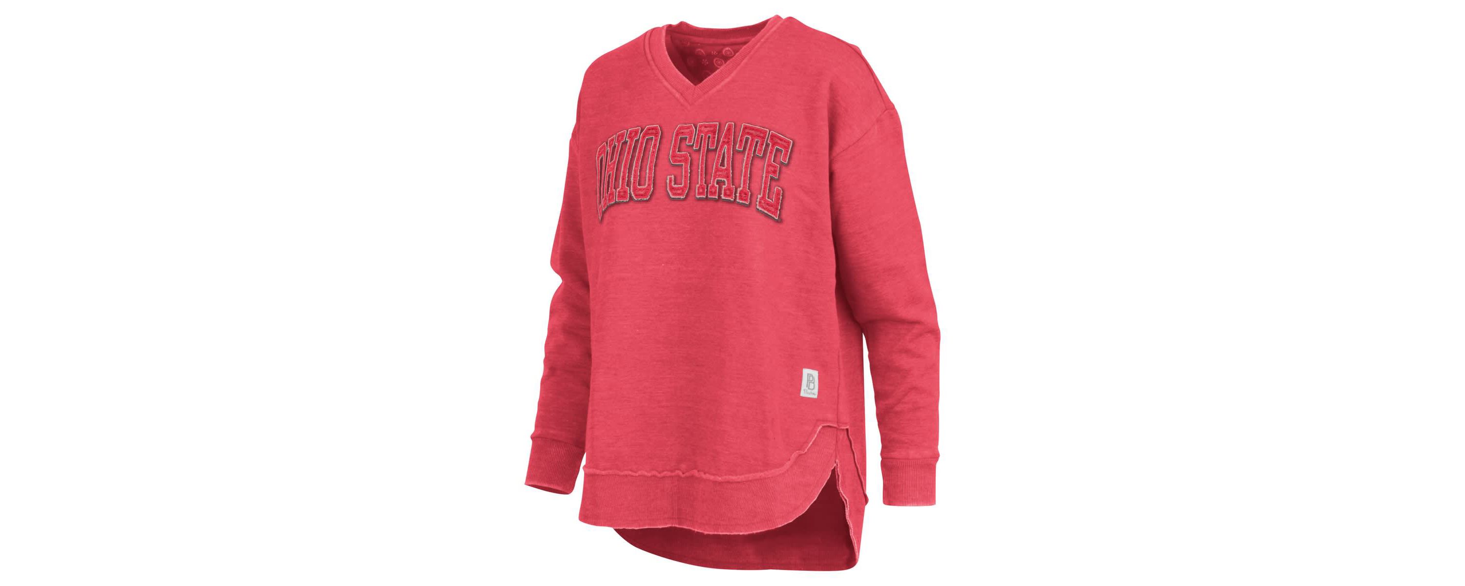 NCAA Ohio State Buckeyes Westin Poncho V-Neck Pullover Sweatshirt