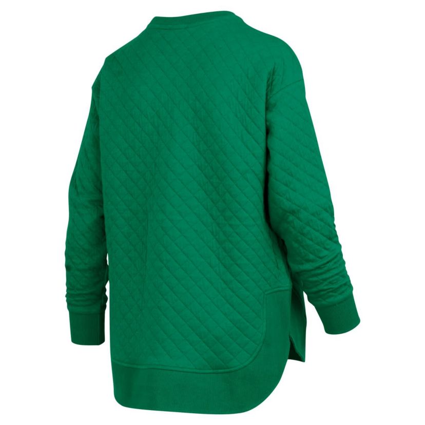 NCAA Oregon Ducks Quilted Long Sleeve Pullover Sweatshirt