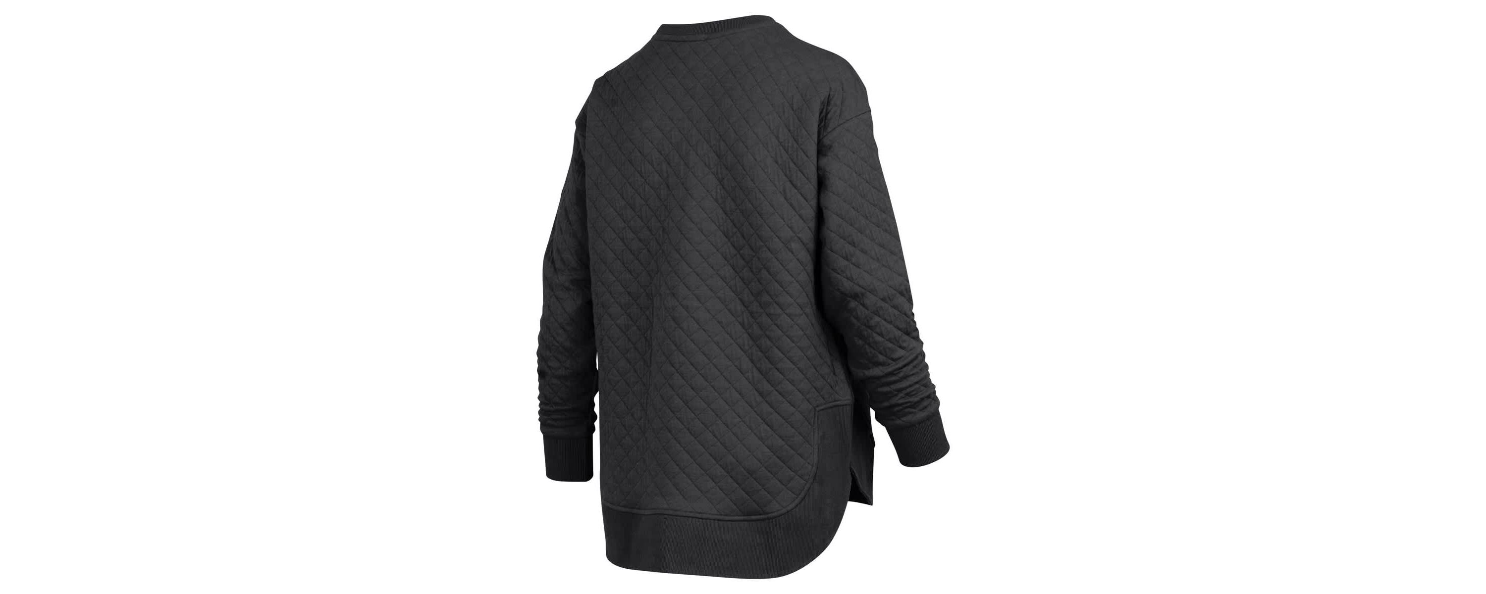 NCAA Iowa Hawkeyes Quilted Long Sleeve Pullover Sweatshirt