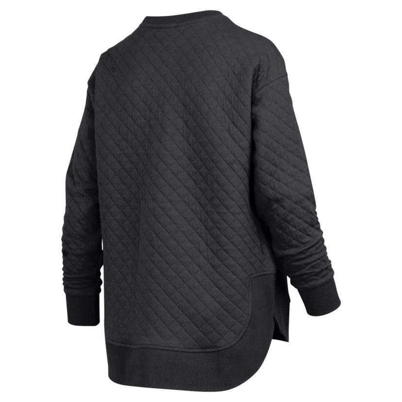 NCAA Iowa Hawkeyes Quilted Long Sleeve Pullover Sweatshirt