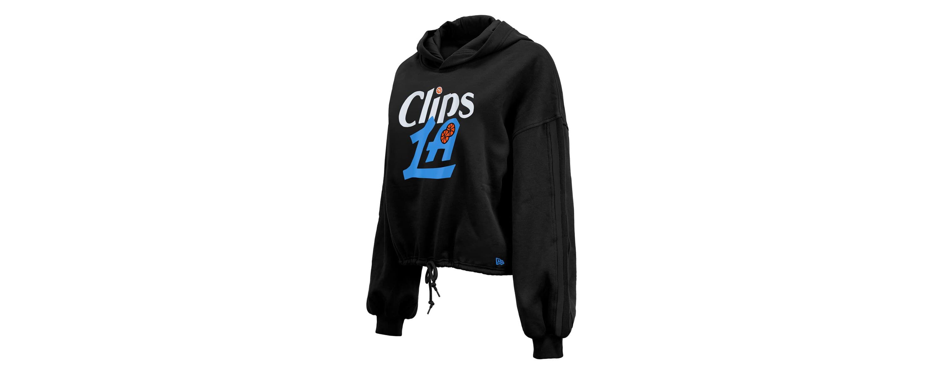 Los Angeles Clippers NBA LA Clippers 2024/25 City Edition Cropped Pullover Hoodie