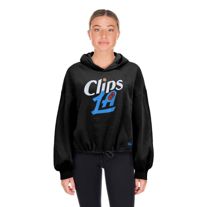 Los Angeles Clippers NBA LA Clippers 2024/25 City Edition Cropped Pullover Hoodie