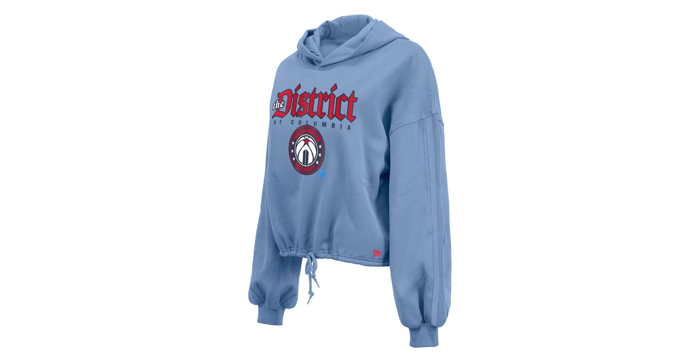 NBA Powder Washington Wizards 2024/25 City Edition Cropped Pullover Hoodie