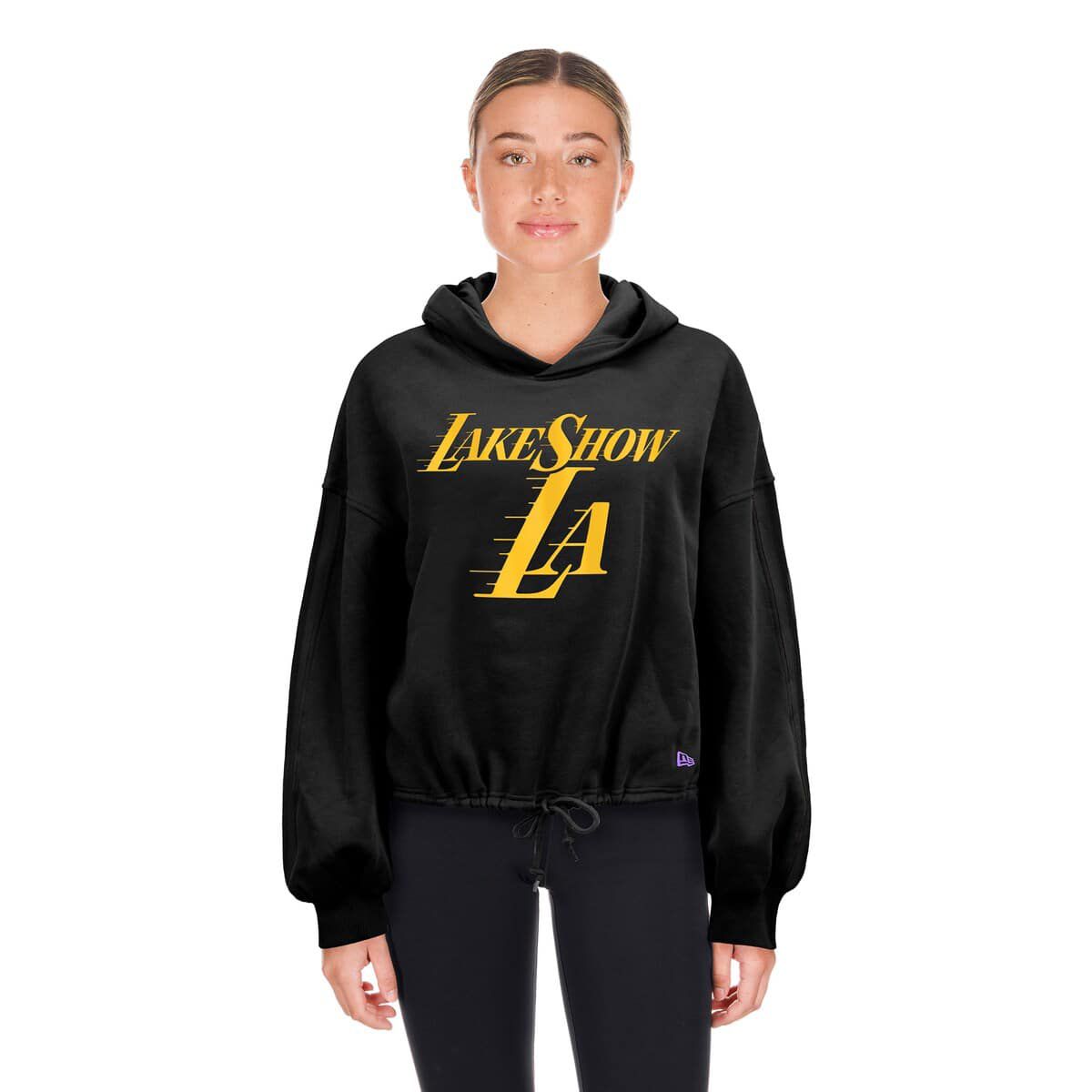 NBA Los Angeles Lakers 2024/25 City Edition Cropped Pullover Hoodie
