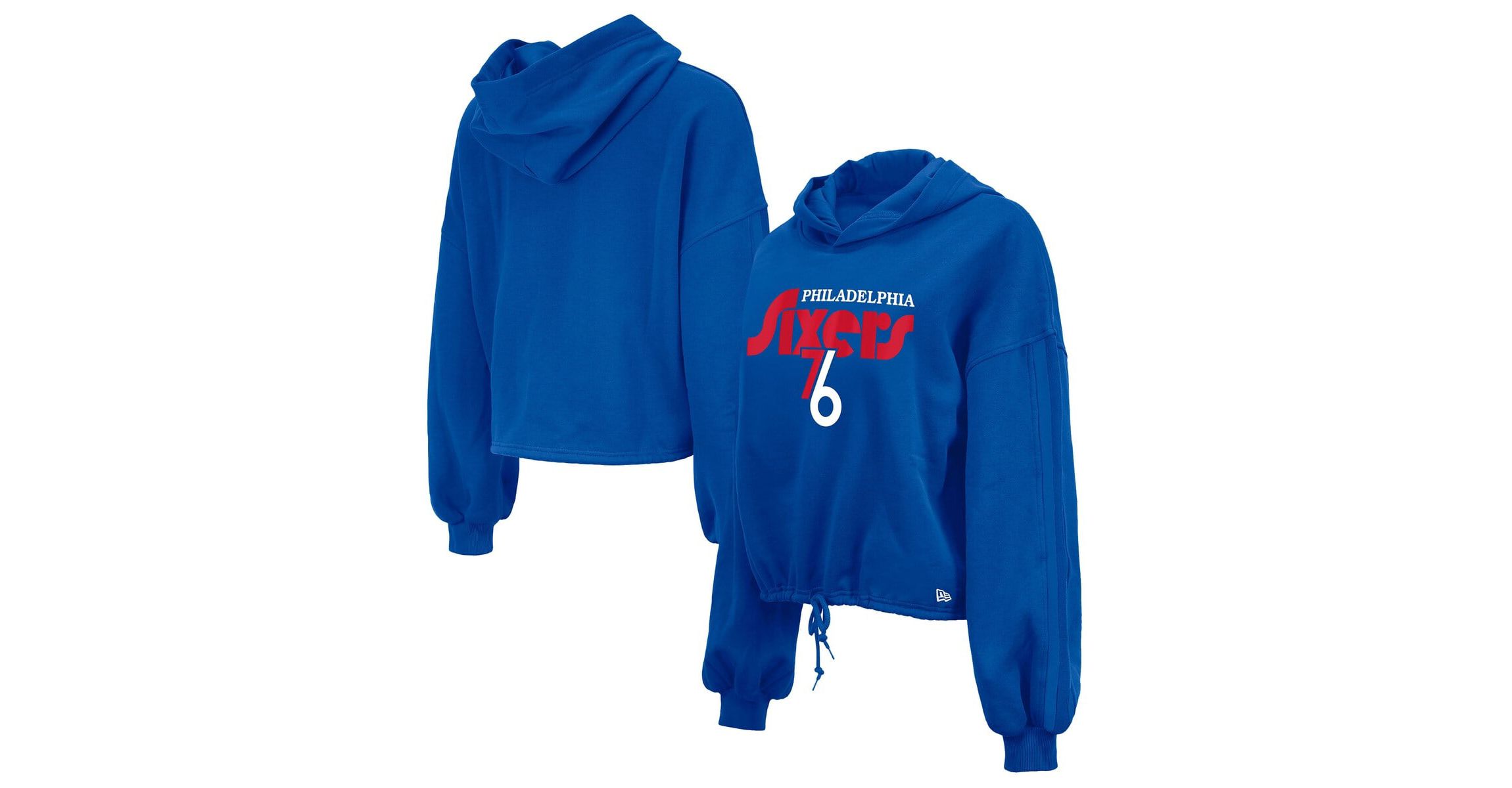 NBA Philadelphia 76ers 2024/25 City Edition Cropped Pullover Hoodie