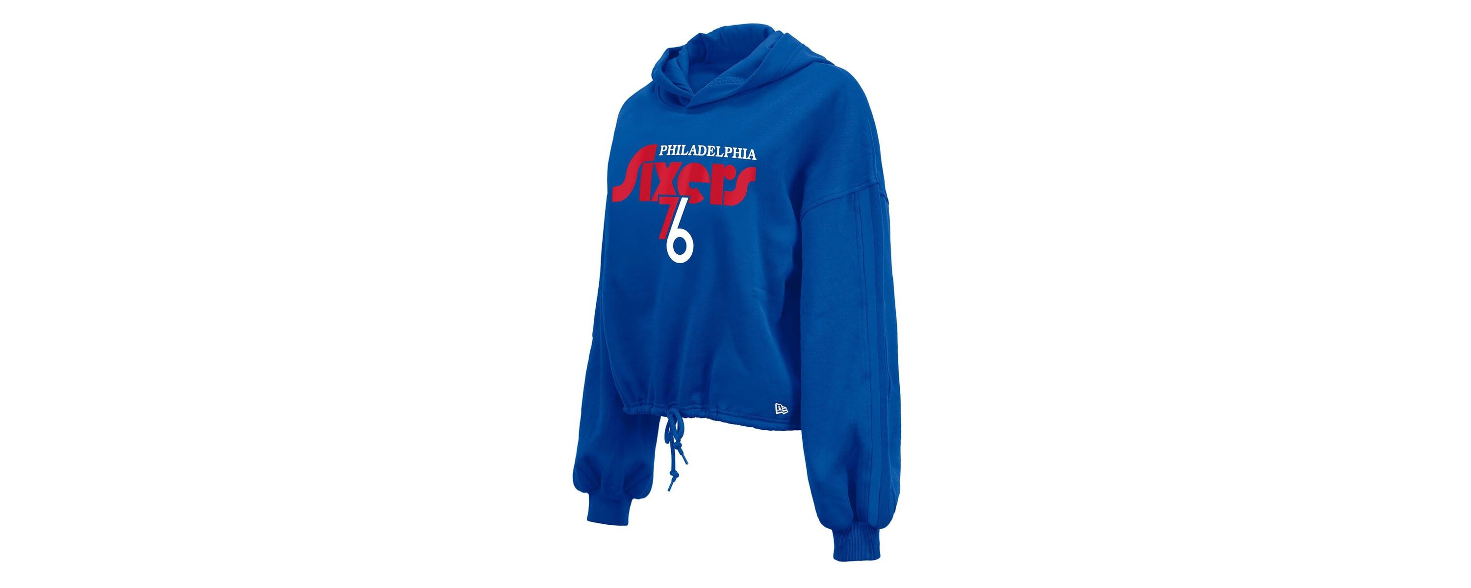 NBA Philadelphia 76ers 2024/25 City Edition Cropped Pullover Hoodie