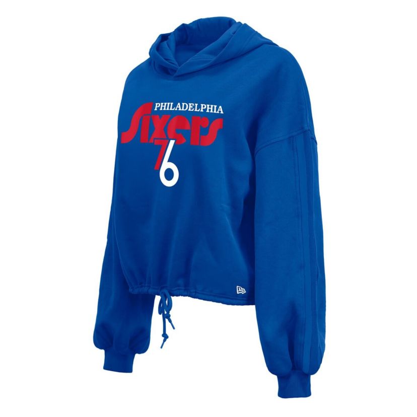 NBA Philadelphia 76ers 2024/25 City Edition Cropped Pullover Hoodie