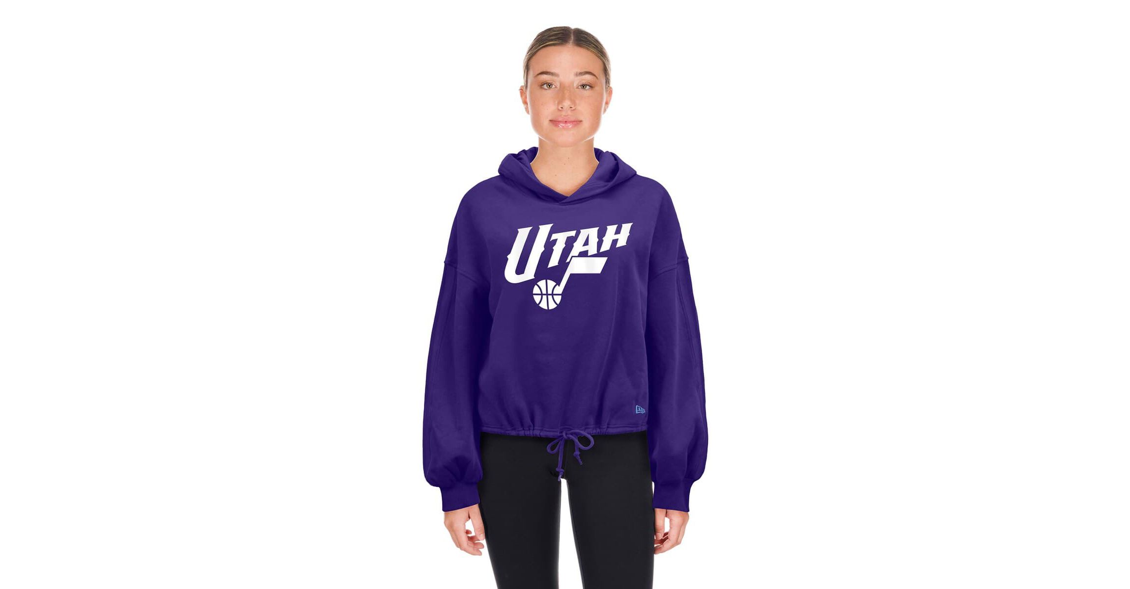 NBA Utah Jazz 2024/25 City Edition Cropped Pullover Hoodie