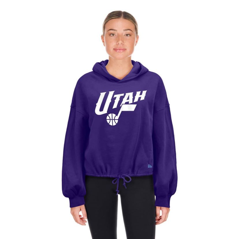 NBA Utah Jazz 2024/25 City Edition Cropped Pullover Hoodie
