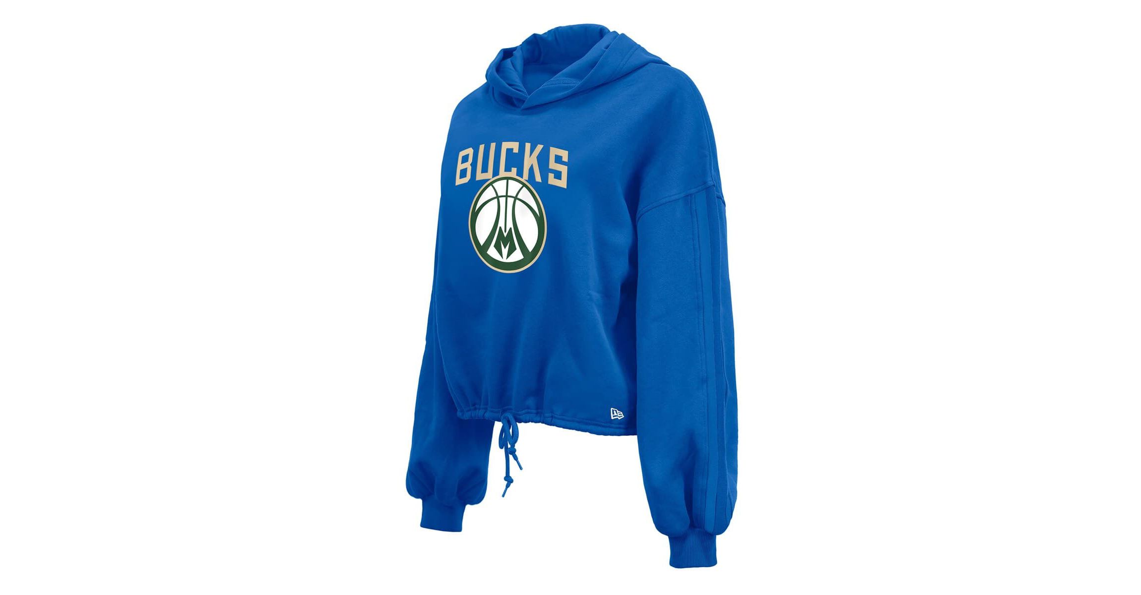 NBA Milwaukee Bucks 2024/25 City Edition Cropped Pullover Hoodie