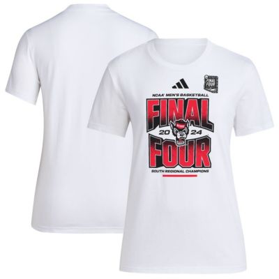 adidas NCAA NC State Wolfpack 2024 NCAA Basketball Tournament March Madness Final Four Locker Room TShirt