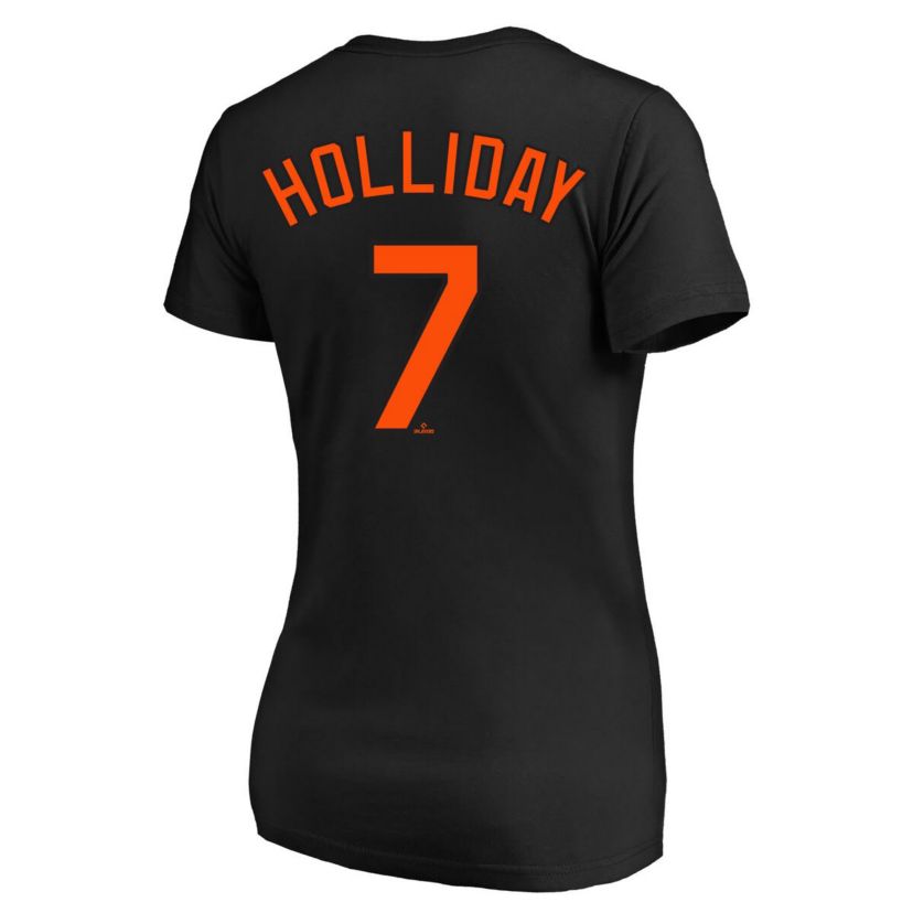 MLB Jackson Holliday Baltimore Orioles Plus Size Name & Number V-Neck T-Shirt