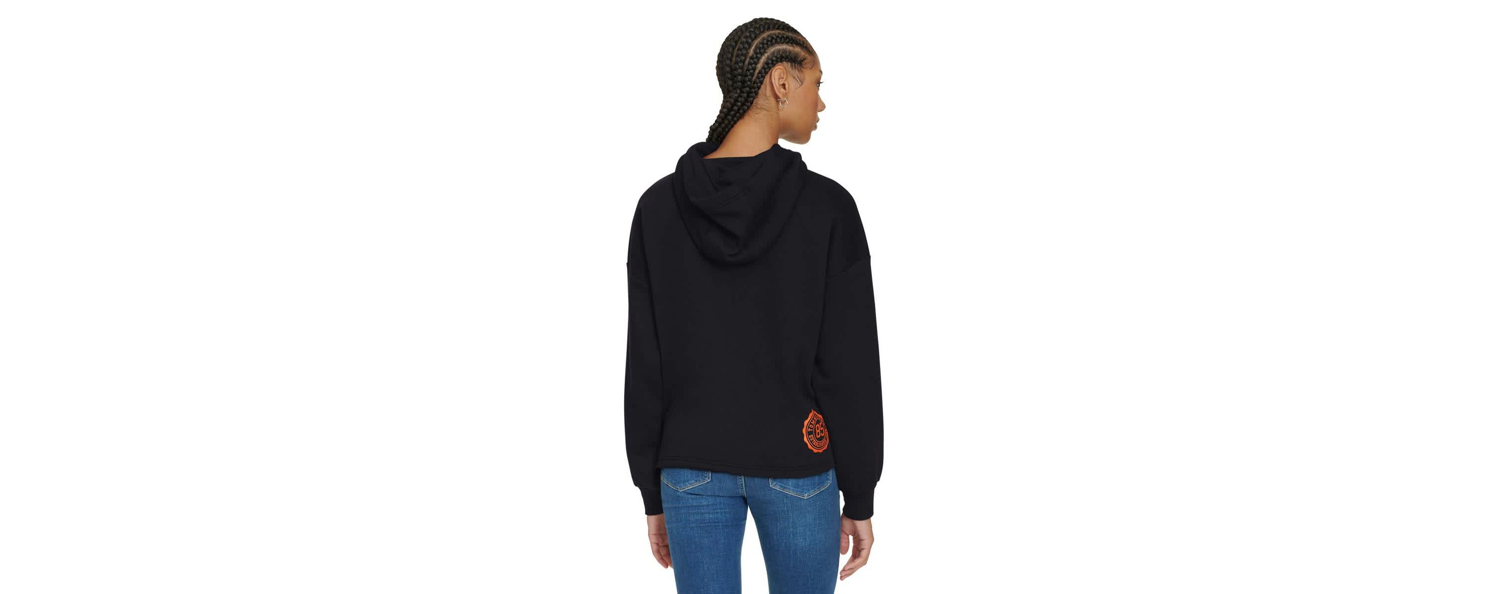 NBA New York Knicks Stella Cropped Pullover Hoodie