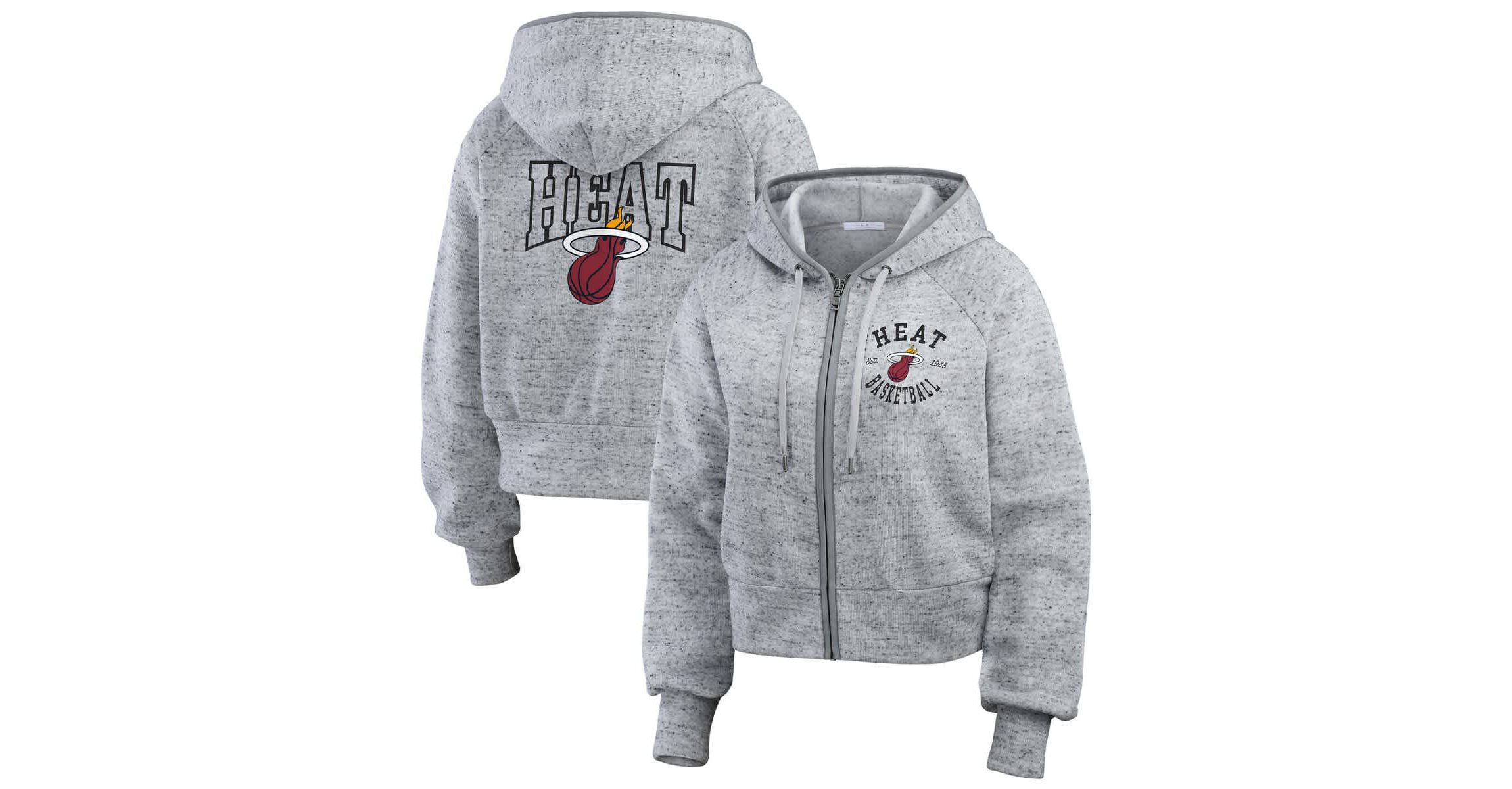 NBA Miami Heat Speckled Radiator Full-Zip Hoodie