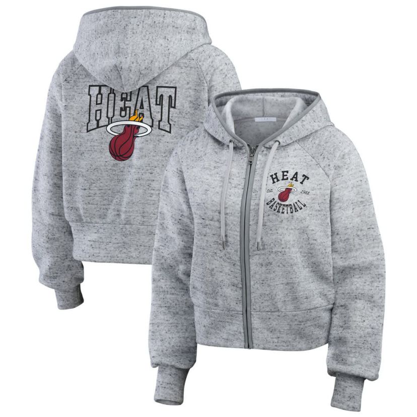 NBA Miami Heat Speckled Radiator Full-Zip Hoodie