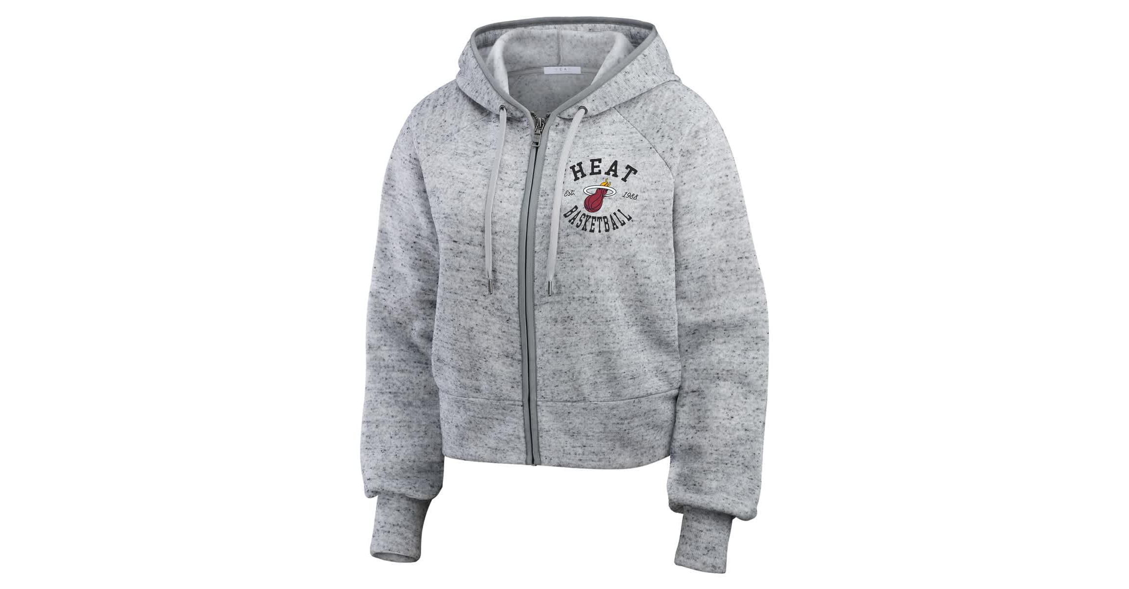 NBA Miami Heat Speckled Radiator Full-Zip Hoodie