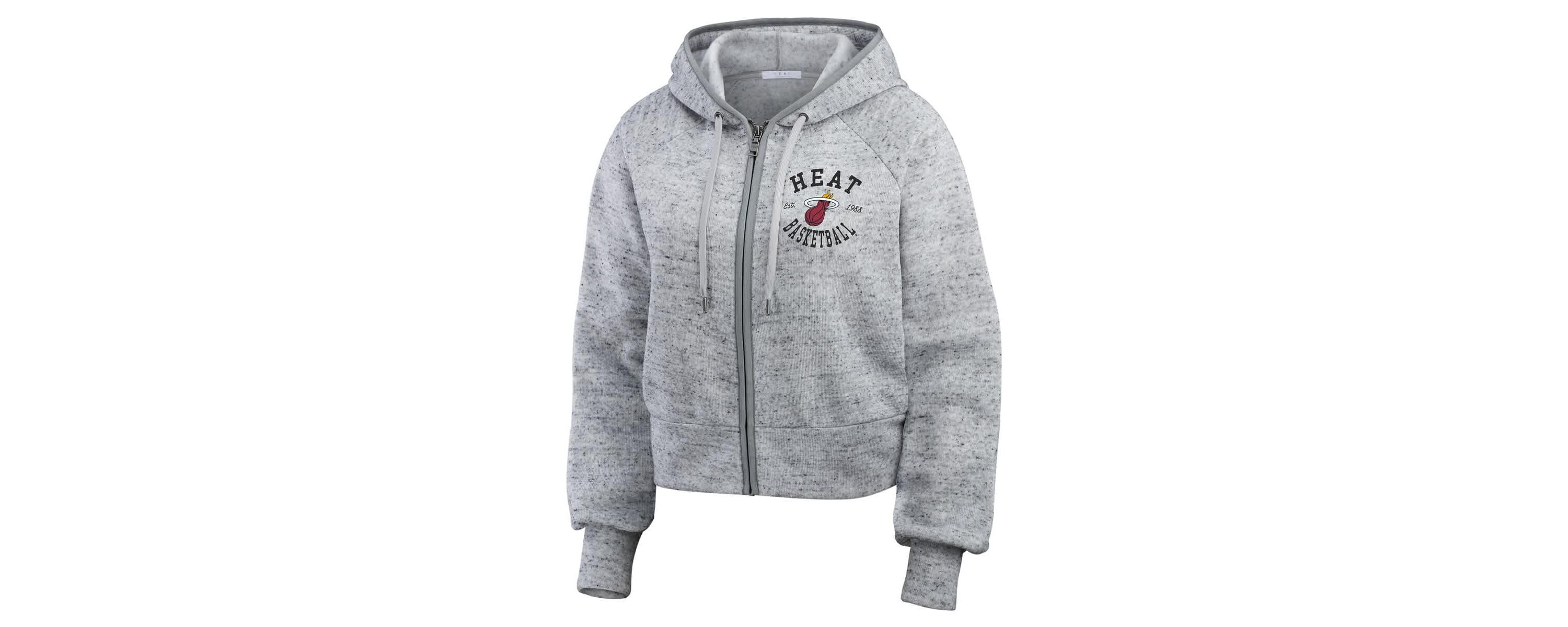 NBA Miami Heat Speckled Radiator Full-Zip Hoodie