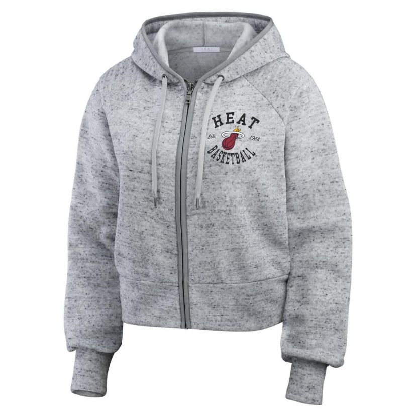 NBA Miami Heat Speckled Radiator Full-Zip Hoodie