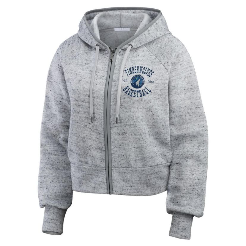 NBA Minnesota Timberwolves Speckled Radiator Full-Zip Hoodie
