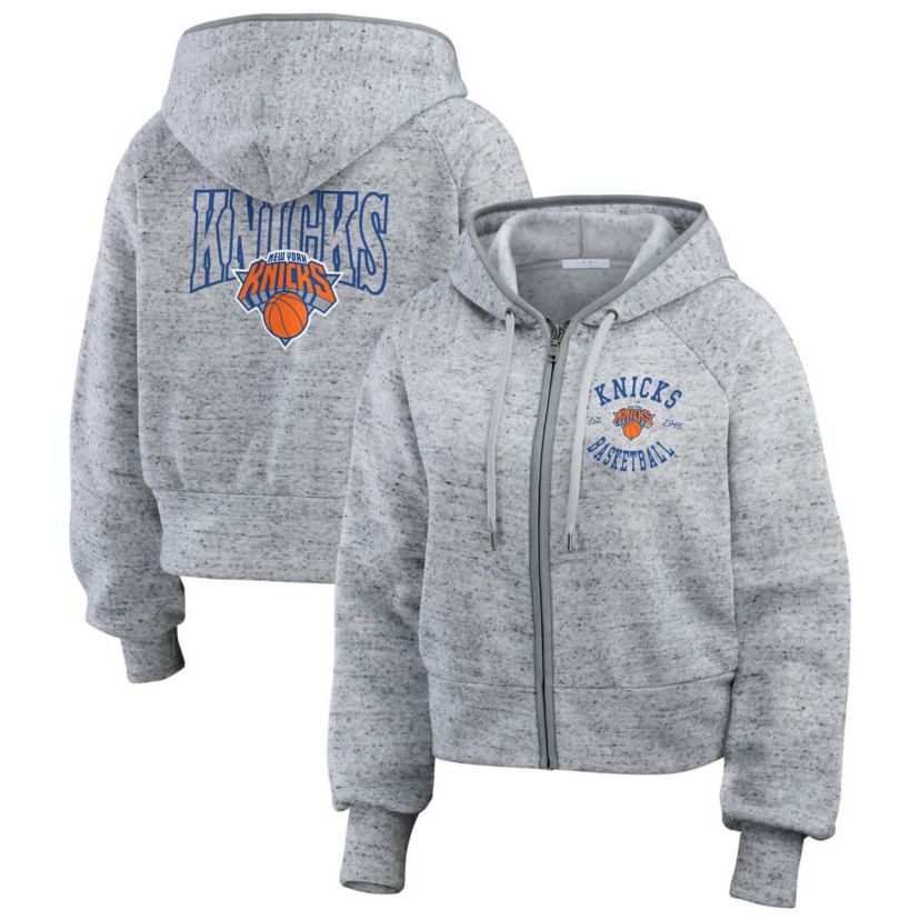 NBA New York Knicks Speckled Radiator Full-Zip Hoodie