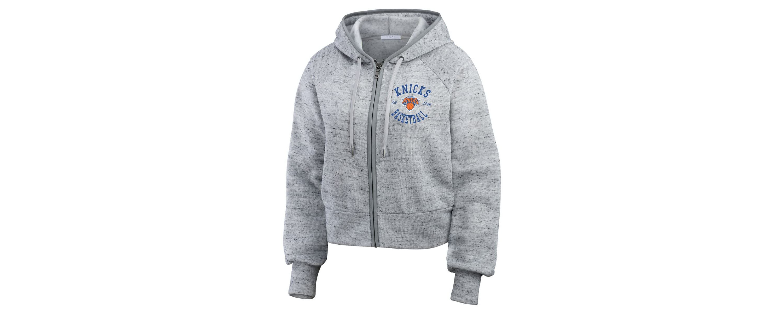 NBA New York Knicks Speckled Radiator Full-Zip Hoodie