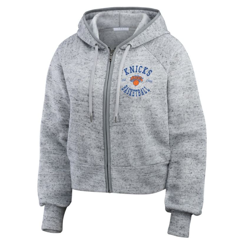 NBA New York Knicks Speckled Radiator Full-Zip Hoodie