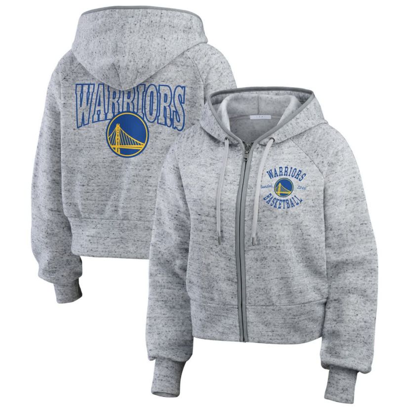 NBA Golden State Warriors Speckled Radiator Full-Zip Hoodie