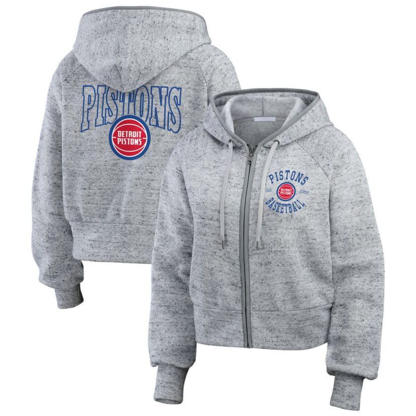 NBA Detroit Pistons Speckled Radiator Full-Zip Hoodie