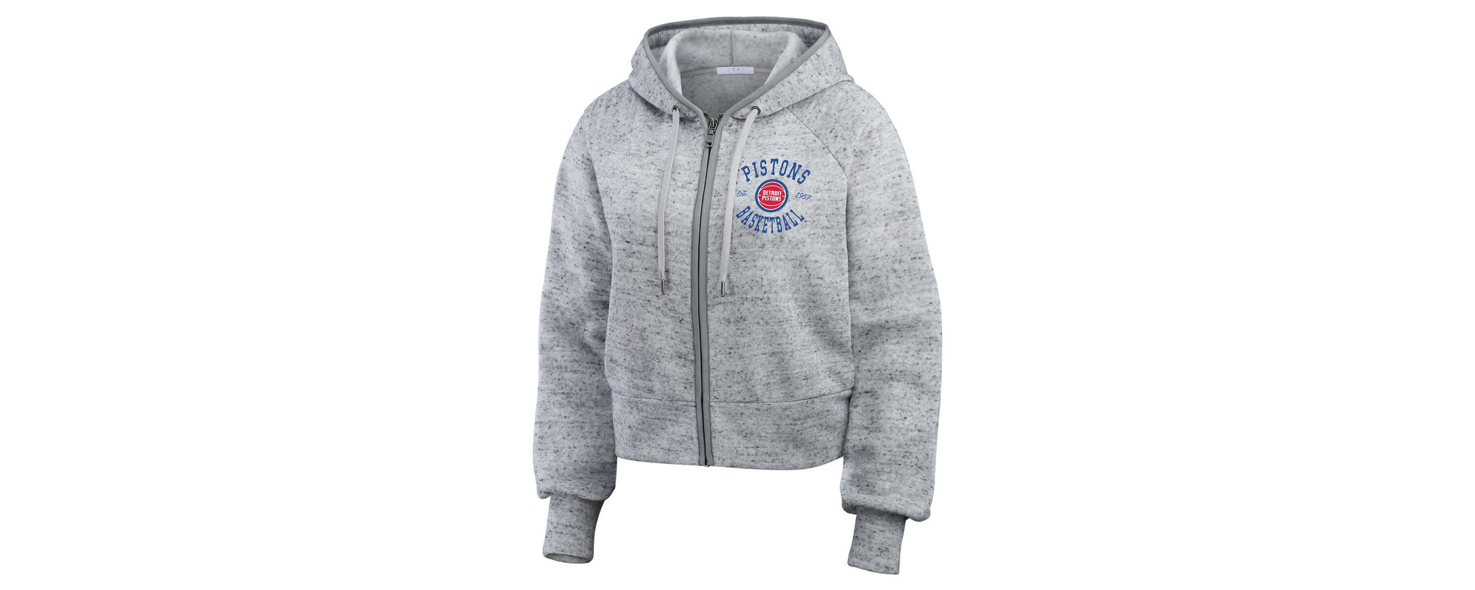 NBA Detroit Pistons Speckled Radiator Full-Zip Hoodie