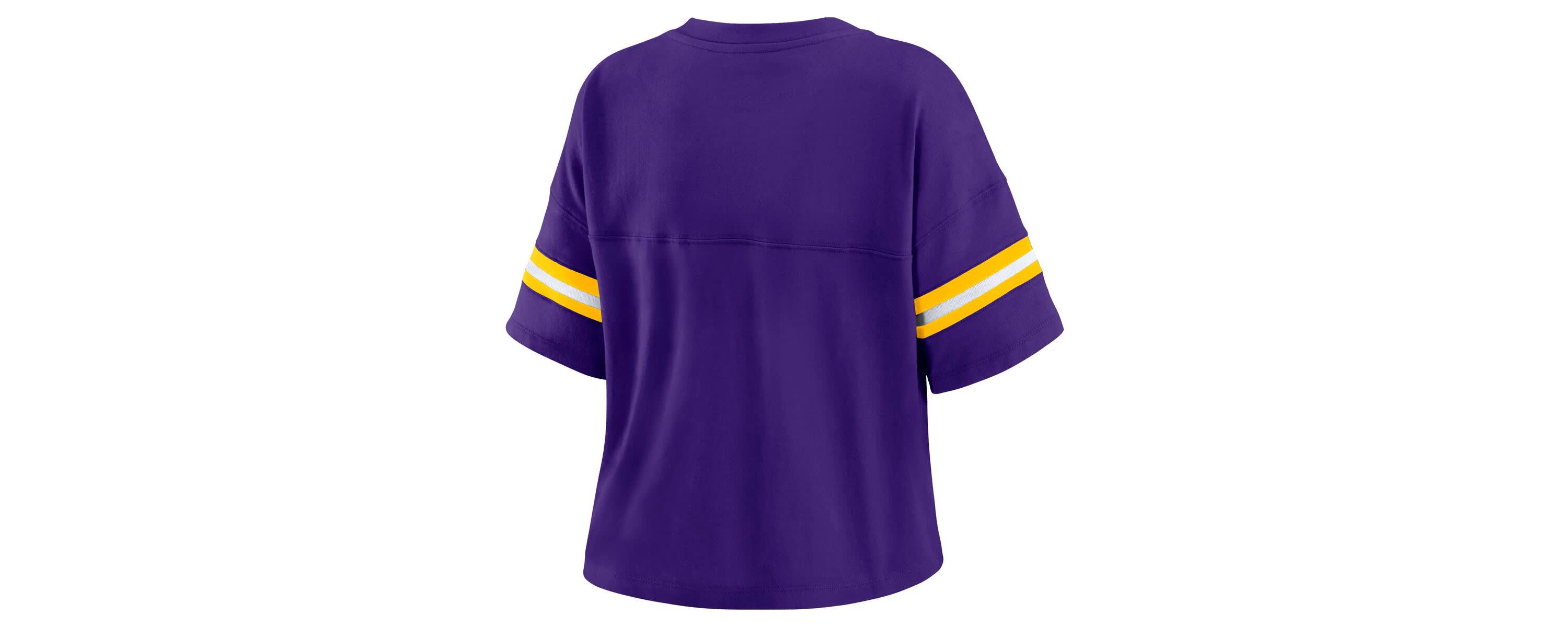NBA Los Angeles Lakers Color Block Boxy V-Neck T-Shirt