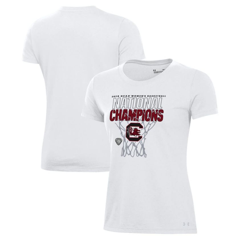 NCAA Under Armour South Carolina Gamecocks 2024 NCAA Basketball National s Locker Room T-Shirt