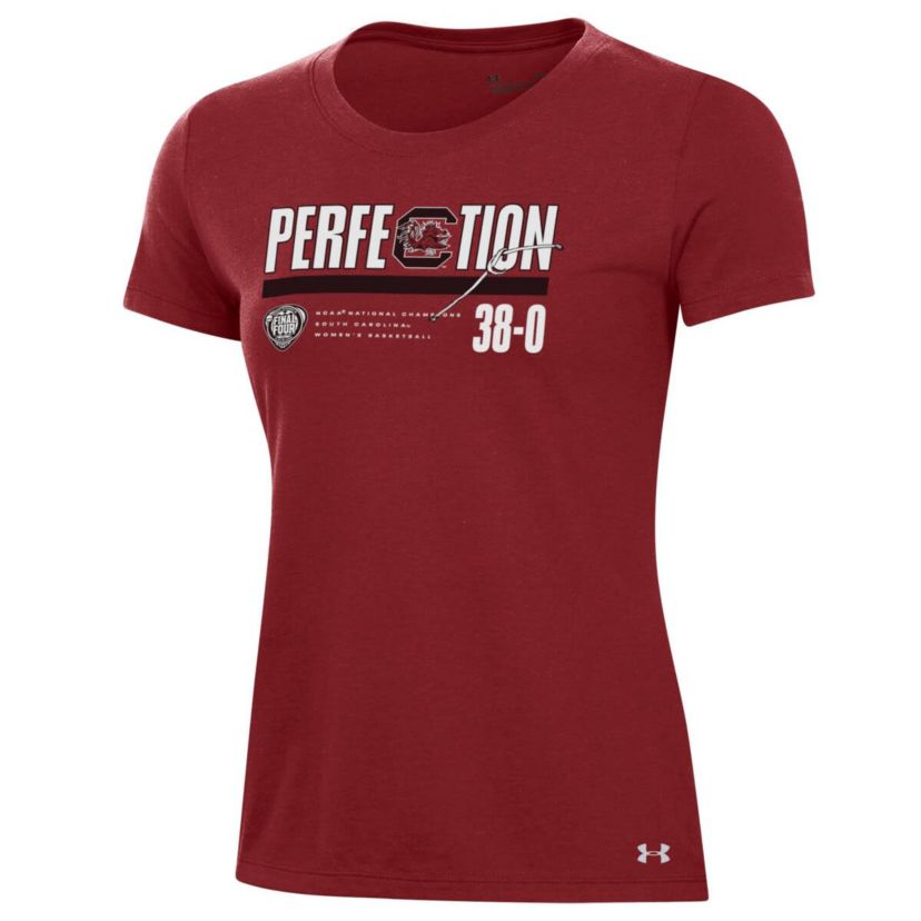 NCAA Under Armour South Carolina Gamecocks 2024 NCAA Basketball National s Schedule T-Shirt
