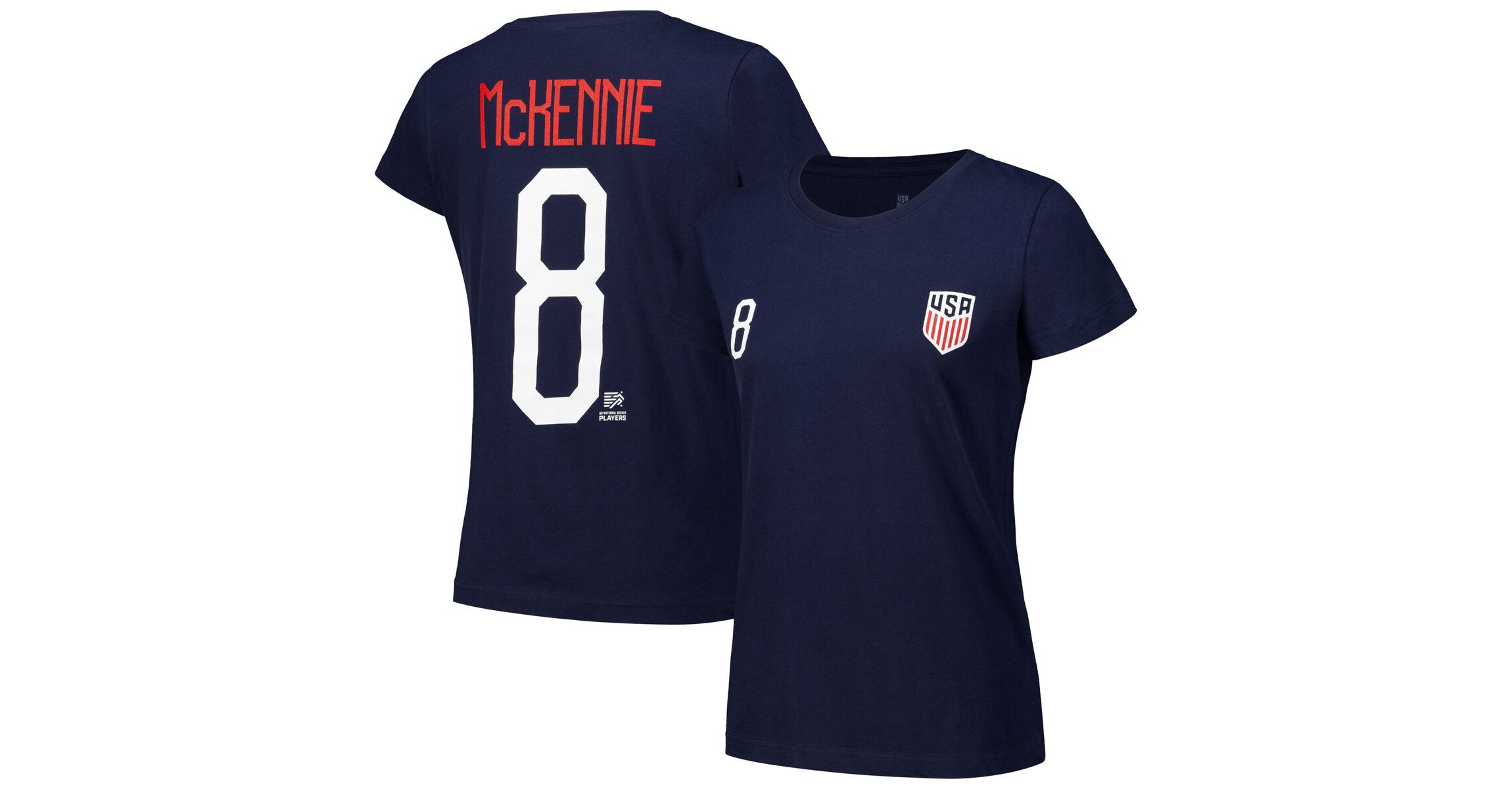 Soccer National Teams Weston McKennie USMNT Name & Number T-Shirt