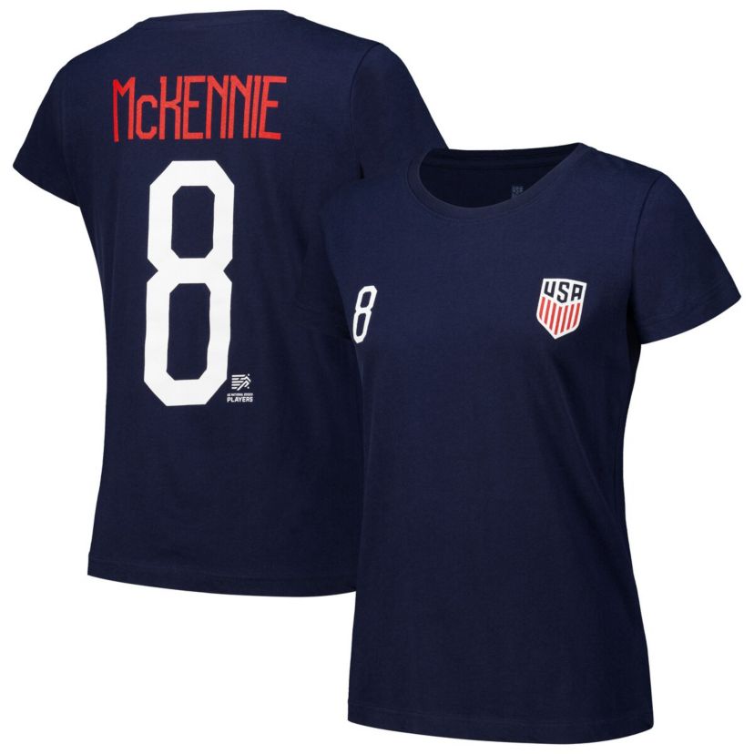Soccer National Teams Weston McKennie USMNT Name & Number T-Shirt