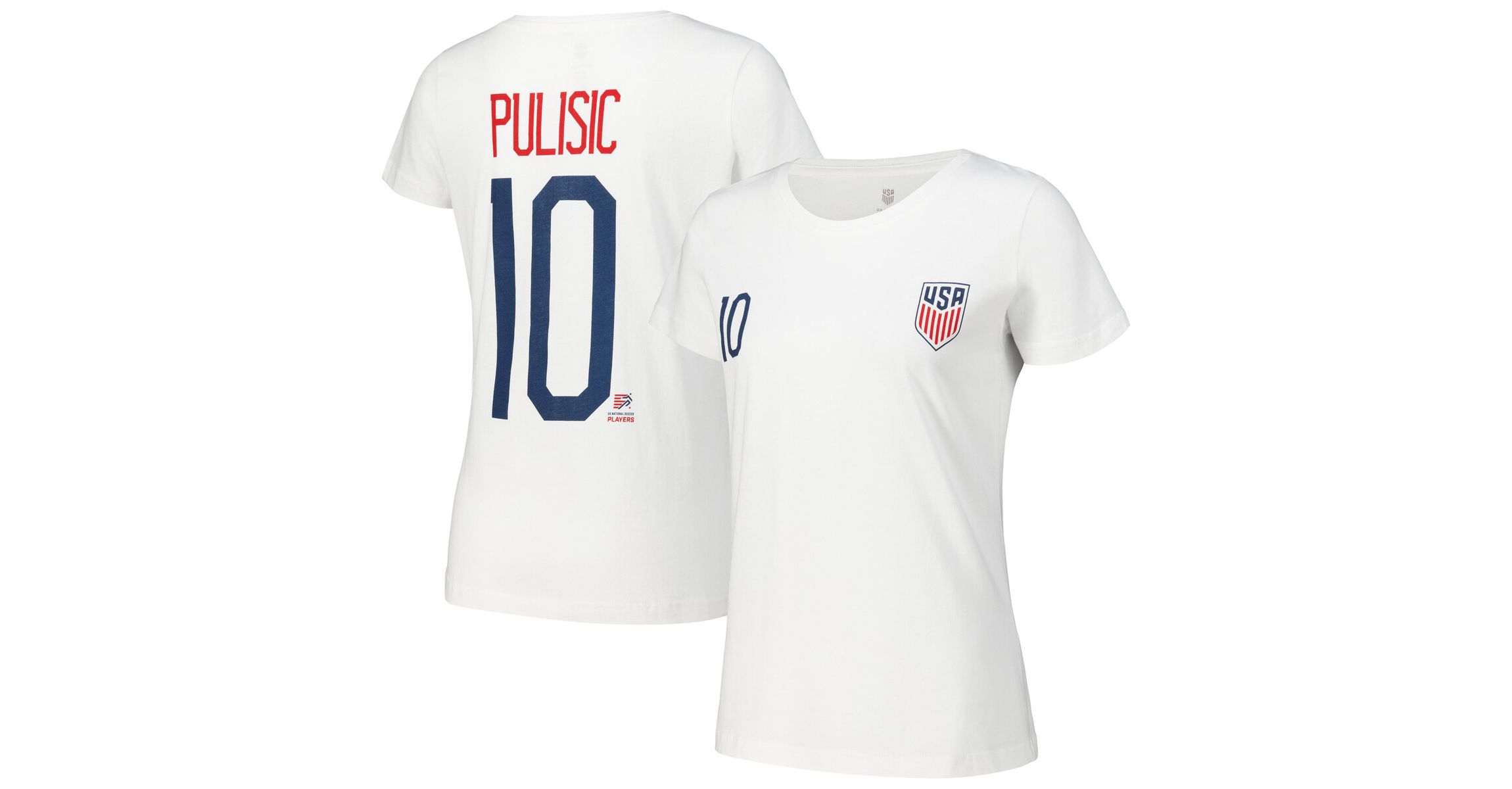 Soccer National Teams Christian Pulisic USMNT Name & Number T-Shirt