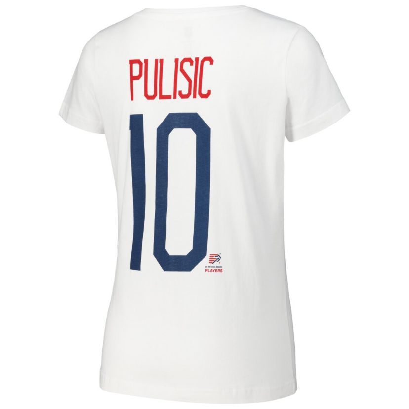 Soccer National Teams Christian Pulisic USMNT Name & Number T-Shirt