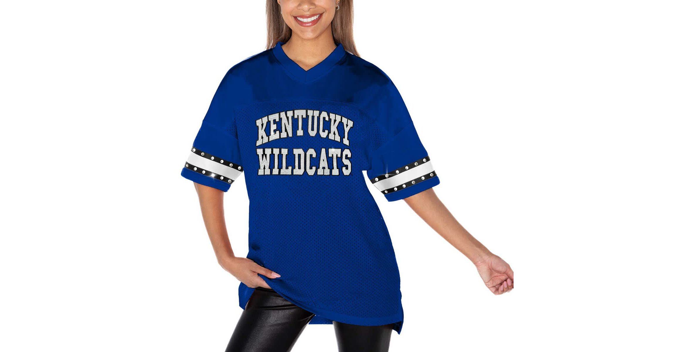 NCAA Kentucky Wildcats Until Kickoff Rhinestone Fashion T-Shirt