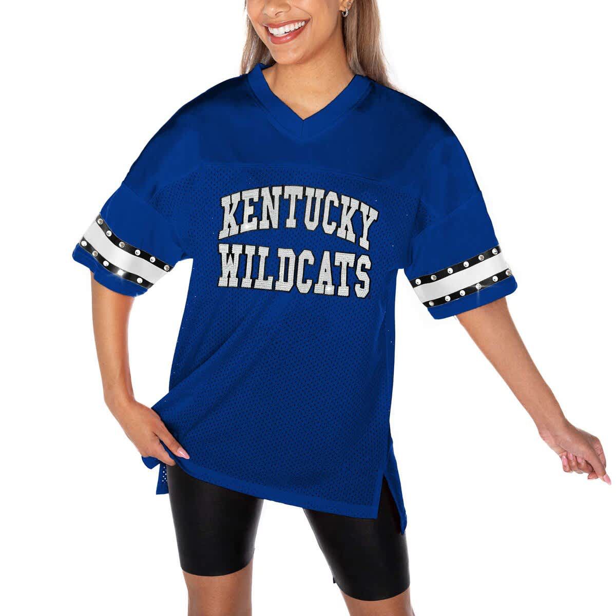 NCAA Kentucky Wildcats Until Kickoff Rhinestone Fashion T-Shirt