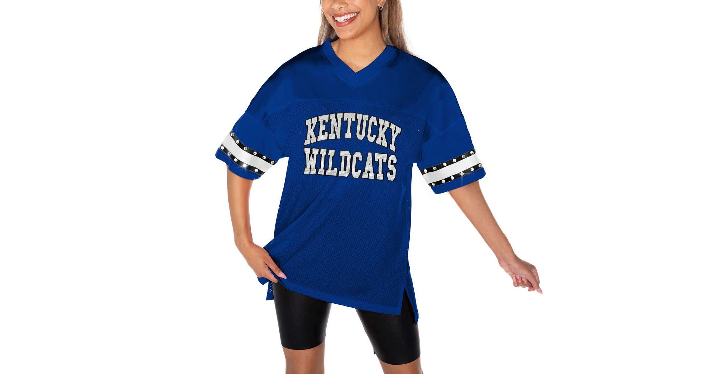 NCAA Kentucky Wildcats Until Kickoff Rhinestone Fashion T-Shirt