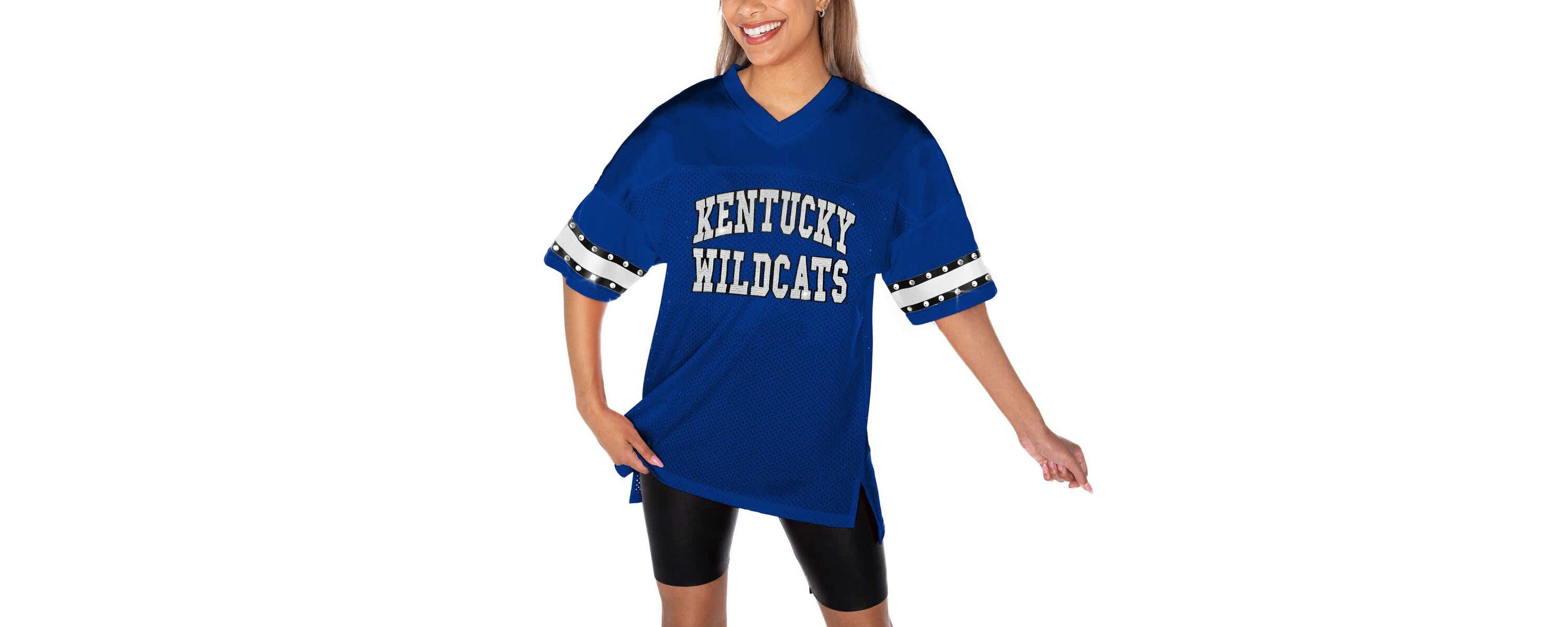NCAA Kentucky Wildcats Until Kickoff Rhinestone Fashion T-Shirt