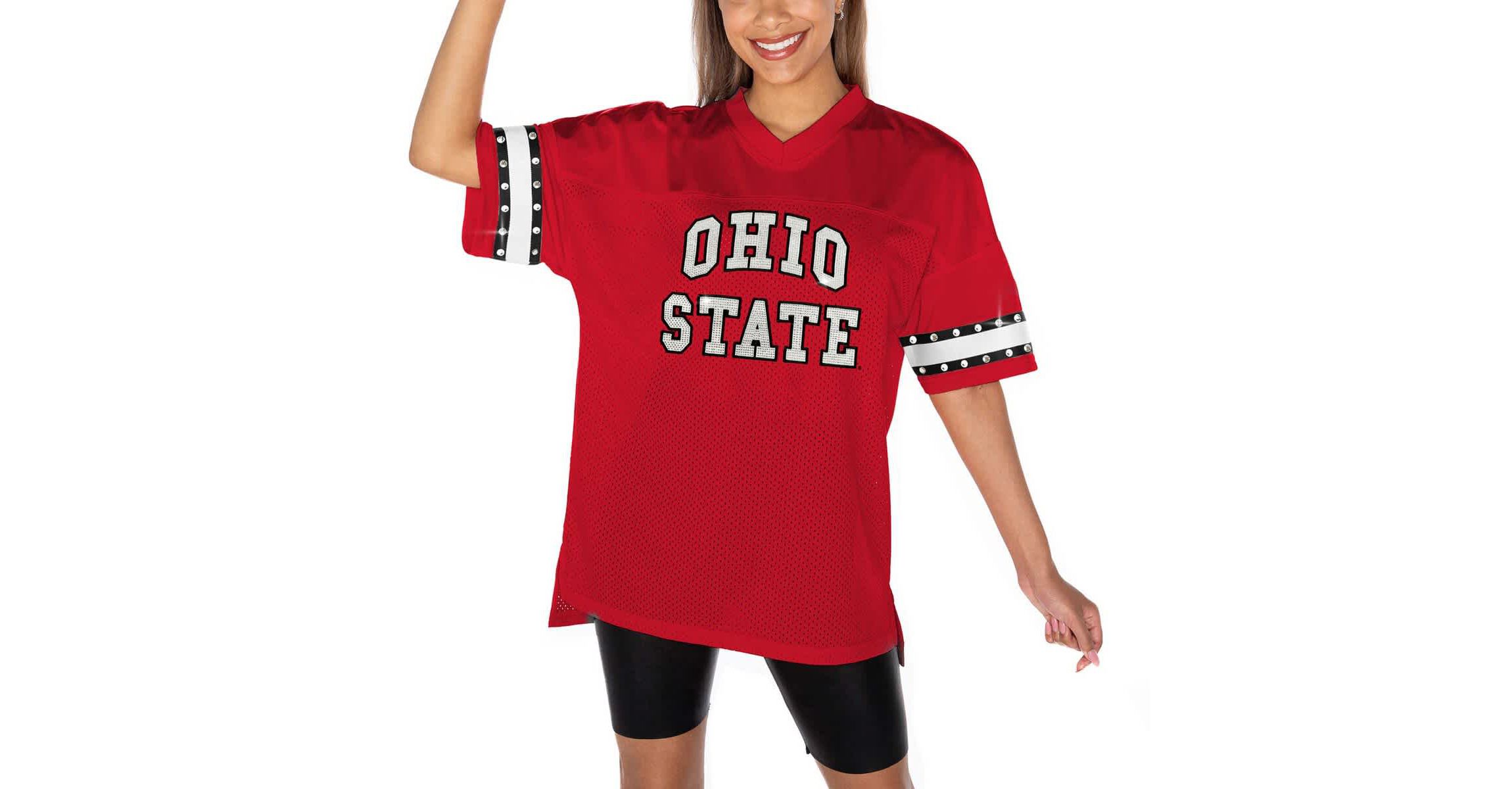 NCAA Ohio State Buckeyes Until Kickoff Rhinestone Fashion T-Shirt