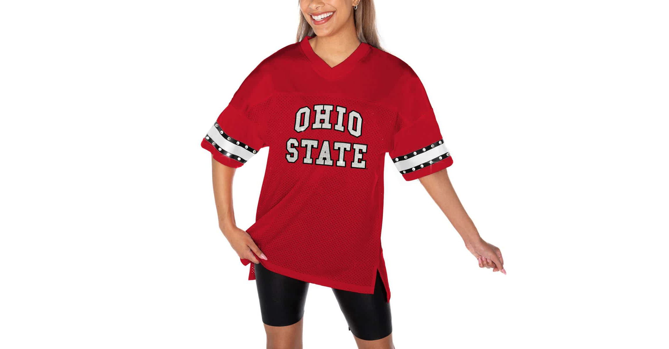 NCAA Ohio State Buckeyes Until Kickoff Rhinestone Fashion T-Shirt