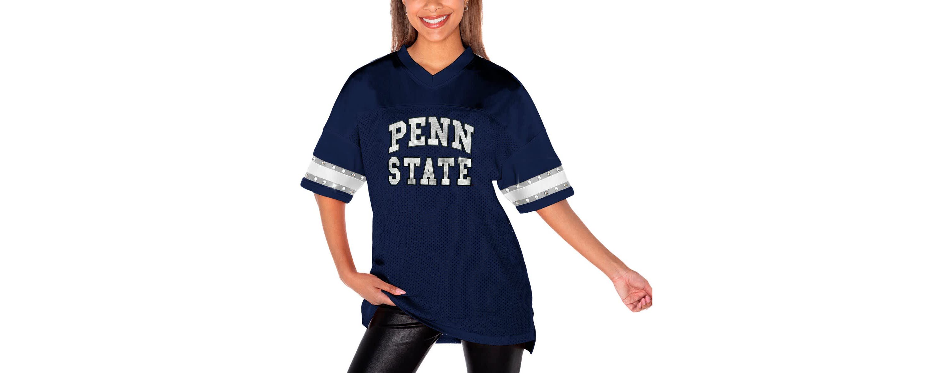 NCAA Penn State Nittany Lions Until Kickoff Rhinestone Fashion T-Shirt