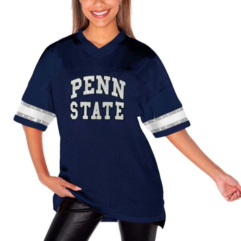 NCAA Penn State Nittany Lions Until Kickoff Rhinestone Fashion T-Shirt