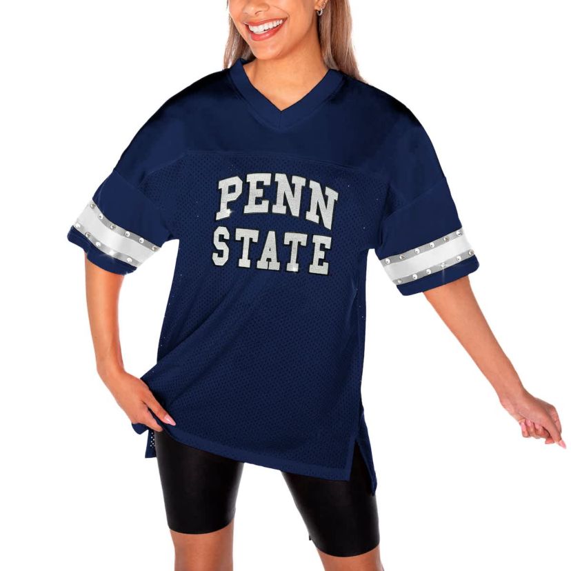 NCAA Penn State Nittany Lions Until Kickoff Rhinestone Fashion T-Shirt
