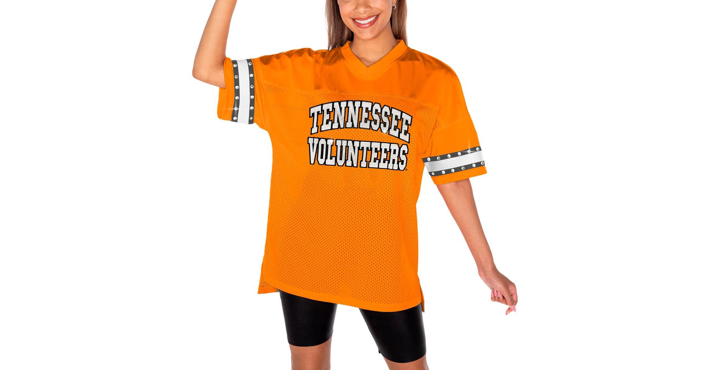 NCAA Tennessee Tennessee Volunteers Until Kickoff Rhinestone Fashion T-Shirt