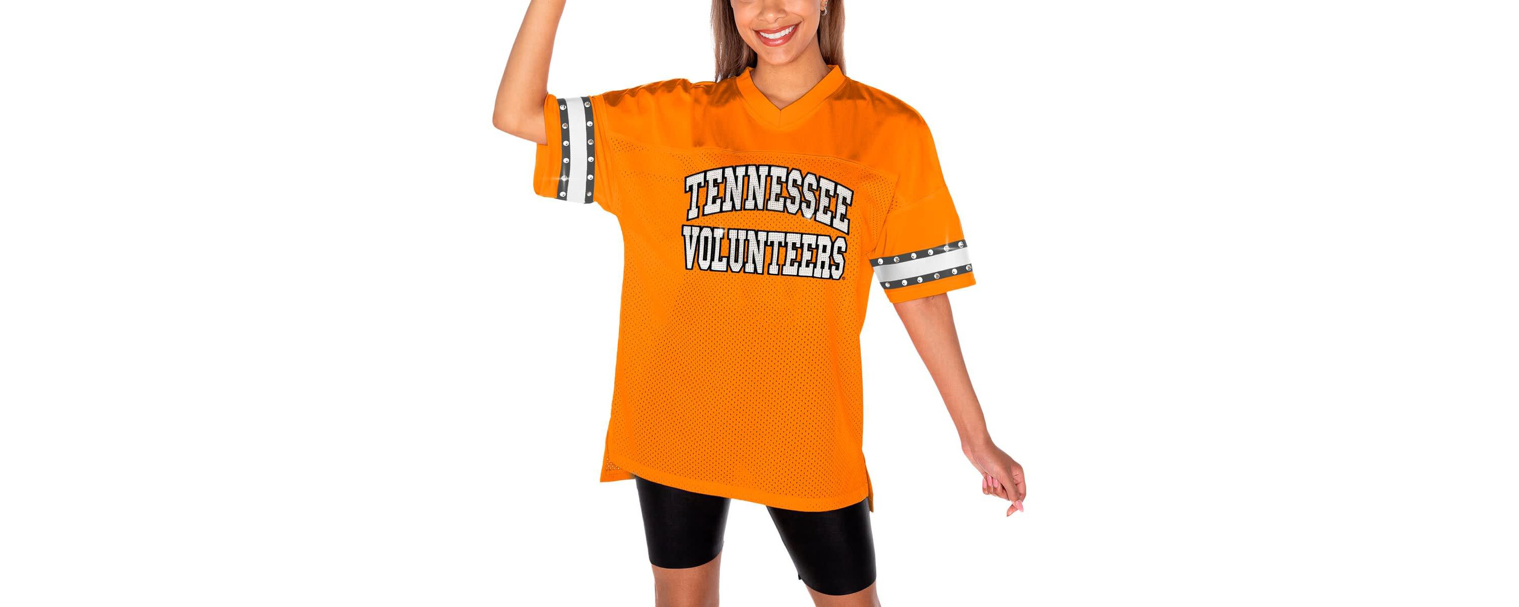 NCAA Tennessee Tennessee Volunteers Until Kickoff Rhinestone Fashion T-Shirt
