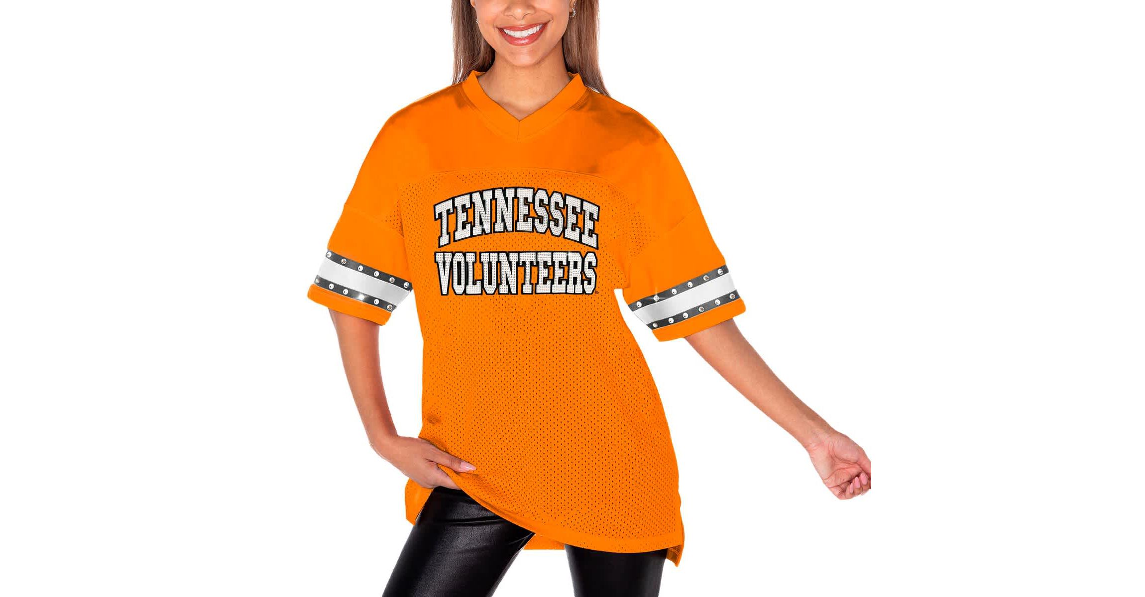 NCAA Tennessee Tennessee Volunteers Until Kickoff Rhinestone Fashion T-Shirt