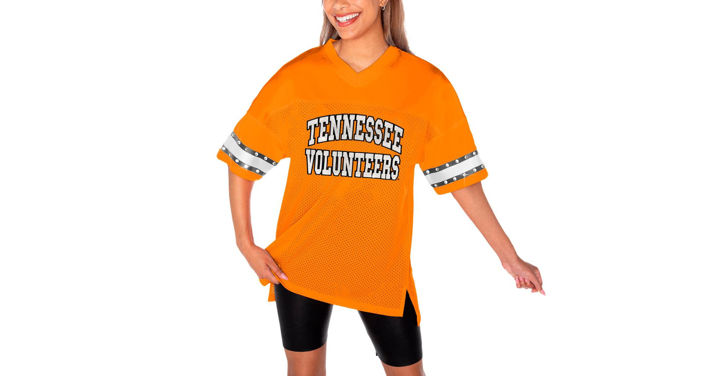 NCAA Tennessee Tennessee Volunteers Until Kickoff Rhinestone Fashion T-Shirt