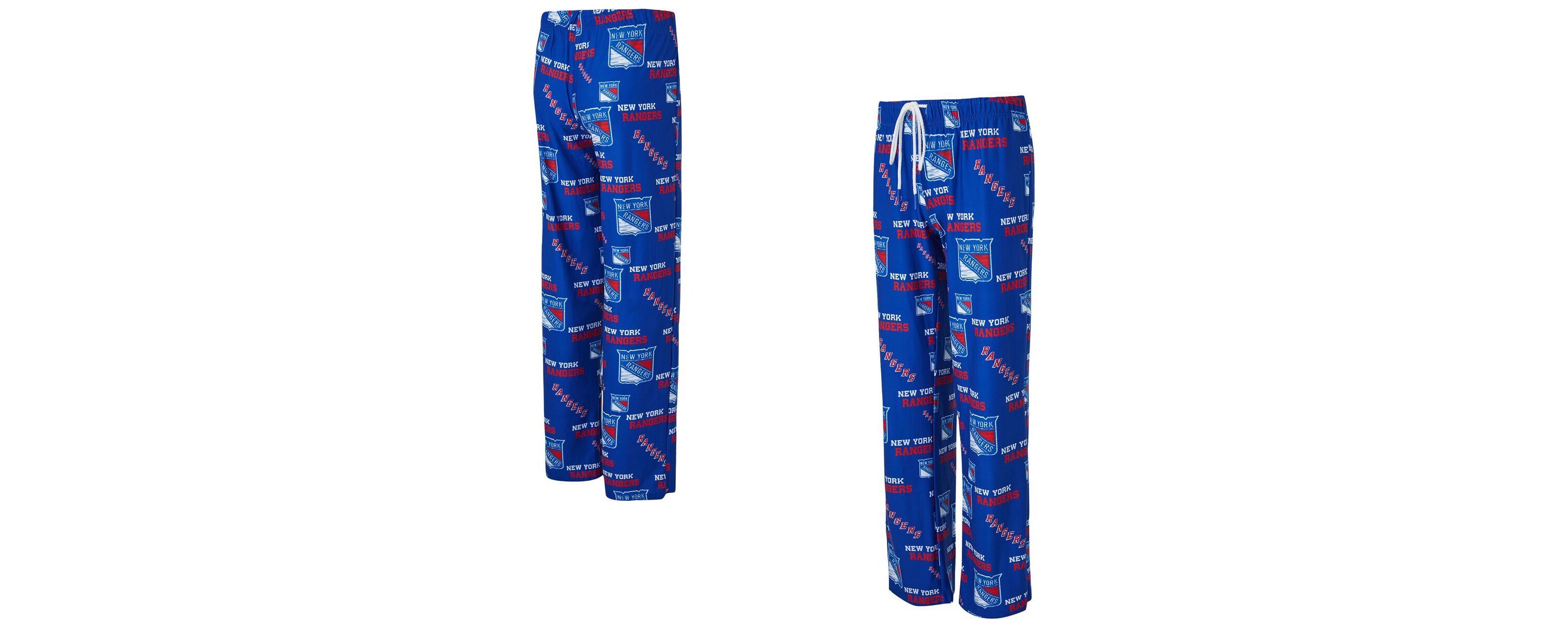 NHL New York Rangers Zest Allover Print Knit Pants